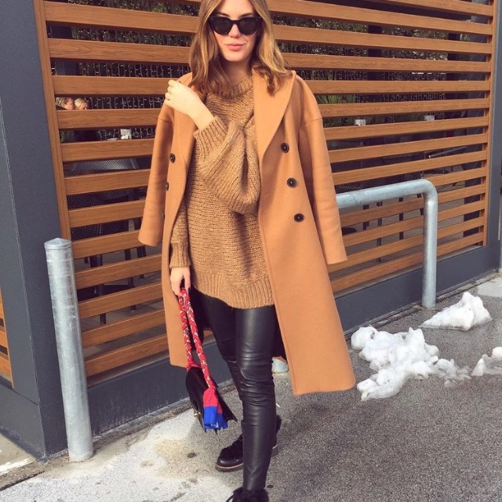 LAST ONE - NWOT Zara Oversized Long Wool Coat - Picture 4 of 8